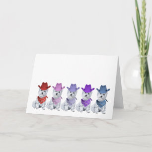 Cartão Westin Cowboys All in a Line