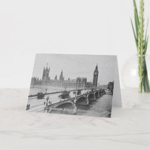 Cartão Westminster Bridge and the Houses of