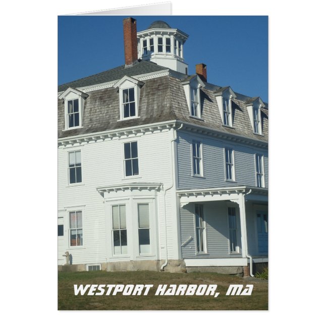 Cartão Westport Harbour, MÃE Landmark (Frente)
