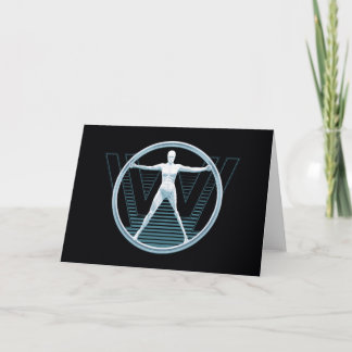 Cartão Westworld | Logotipo Android Vitruviano