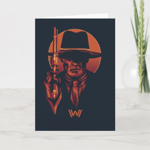 Cartão Westworld   Man in Black With Revolver