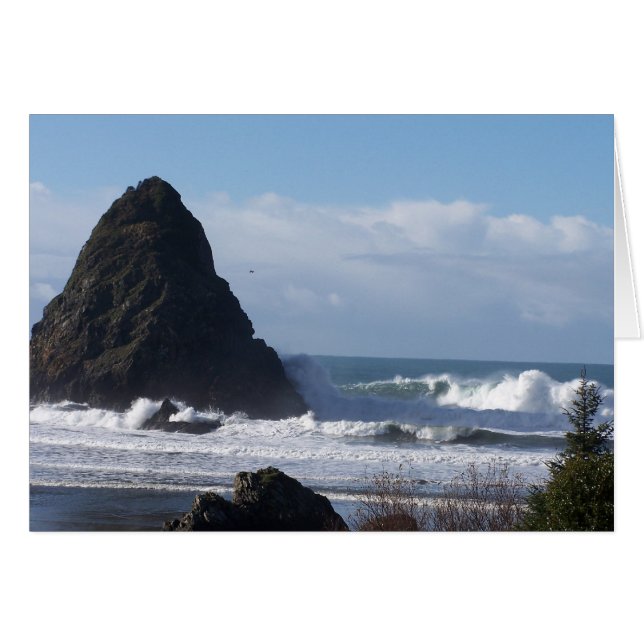 Cartão Whales Head Rock (Frente Horizontal)