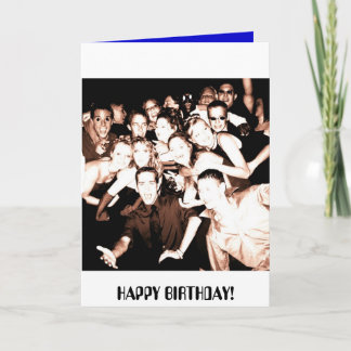 Cartão What are you doing with your life?, HAPPY BIRTH...