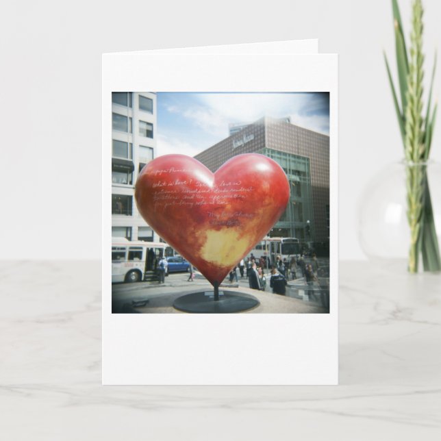 Cartão What Is Love... (Frente)