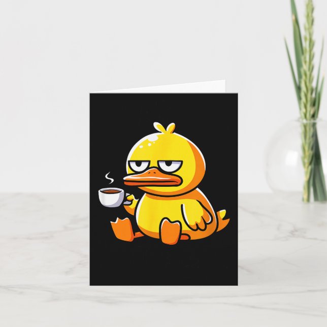 Cartão What The Duck Owner I Love Ducks Lover Funny Rubbe (Frente)