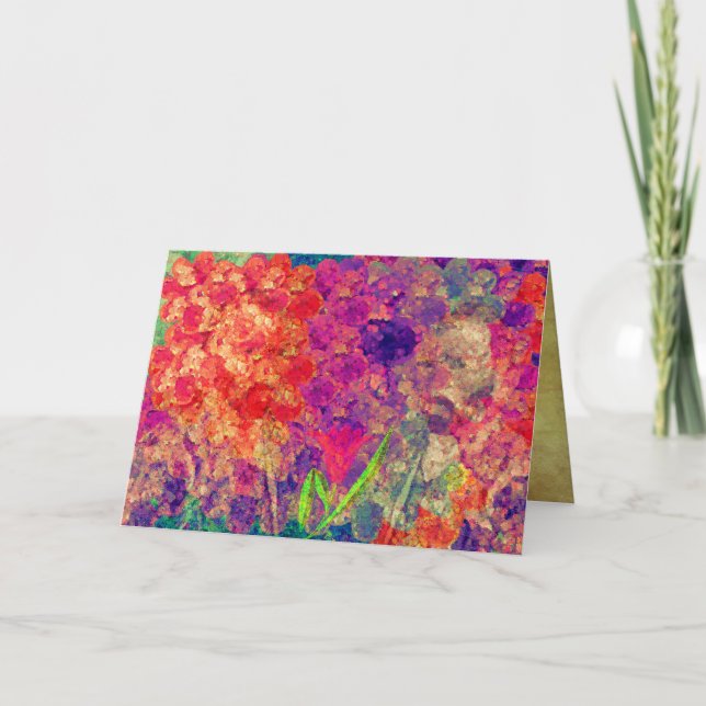 Cartão What Van Gogh Didn't Know (Blank Card) (Frente)