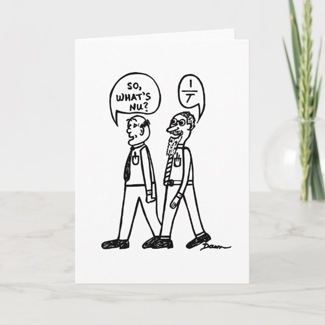 Cartão What's Nu? Blank Notecard (Frente)