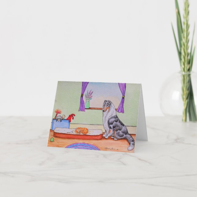 Cartão What's yours is mine 4x6 notecard (Frente)