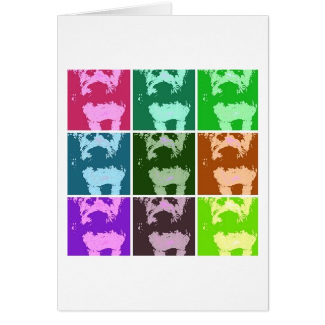 Cartão Wheaton Terrier (Frente)