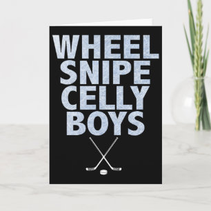 Cartão Wheel Snipe Celly Boys Hóquei