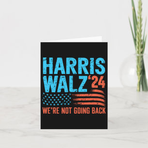 Cartão Wheimer 2024 Eleição Kamala Harris Tim Waltz 2024