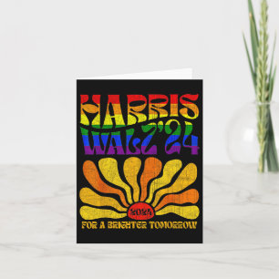 Cartão Wheimer 2024 Shirt Lgbt Harris W Wt Retro