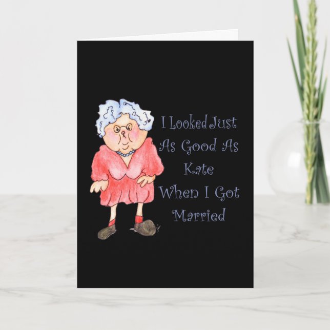 Cartão When I Got Married Humor Funny Anniversary Card (Frente)