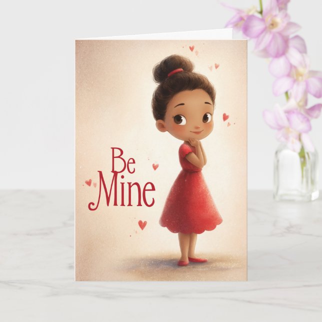 Cartão Where My Heart Rests Valentine Card (Orquídea)