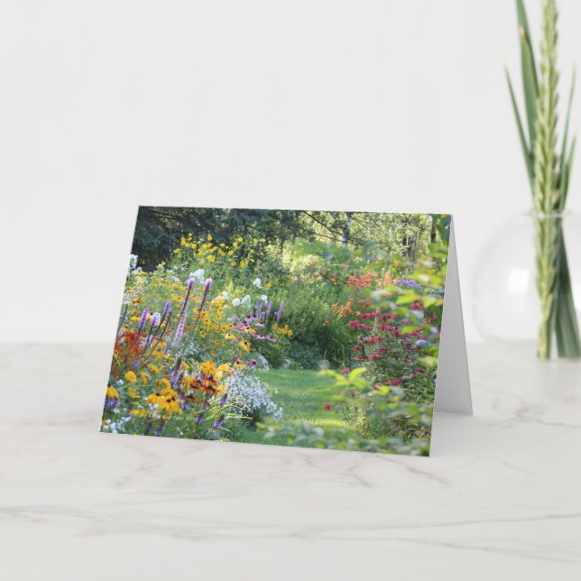 Cartão Where Three Gardens Meet (Frente)