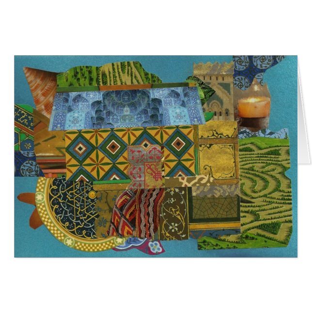 Cartão Wheresoever santamente (Frente Horizontal)