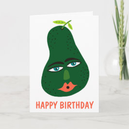 Cartão Whimsical Avocado PERSONALIZA TI