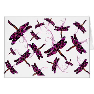 Cartão Whimsical Dragonflies