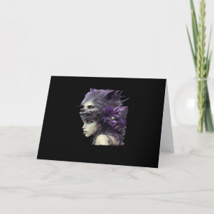 Cartão Whimsigoth Engraçado Design Para Halloween