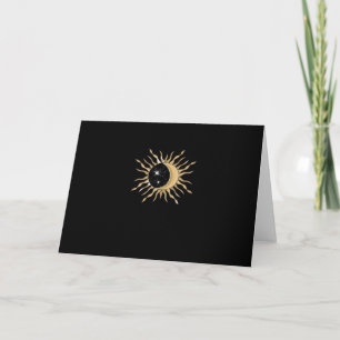 Cartão Whimsigoth Sun Moon Space Classic