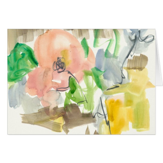 Cartão Whimsy in the Garden II (Frente Horizontal)