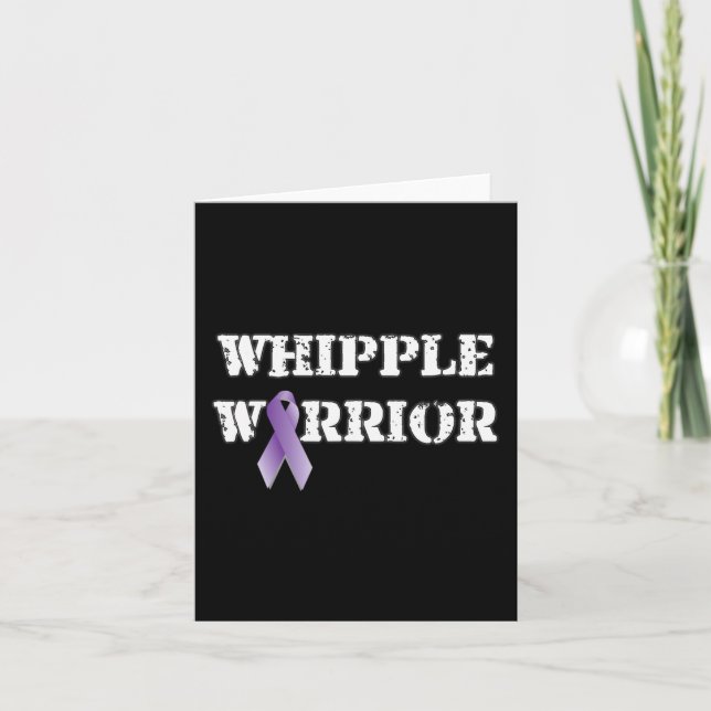 Cartão Whipple Warrior Minhas Cicatrizes De Batalha Conta (Frente)