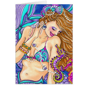 Cartão Whisperer do cavalo marinho