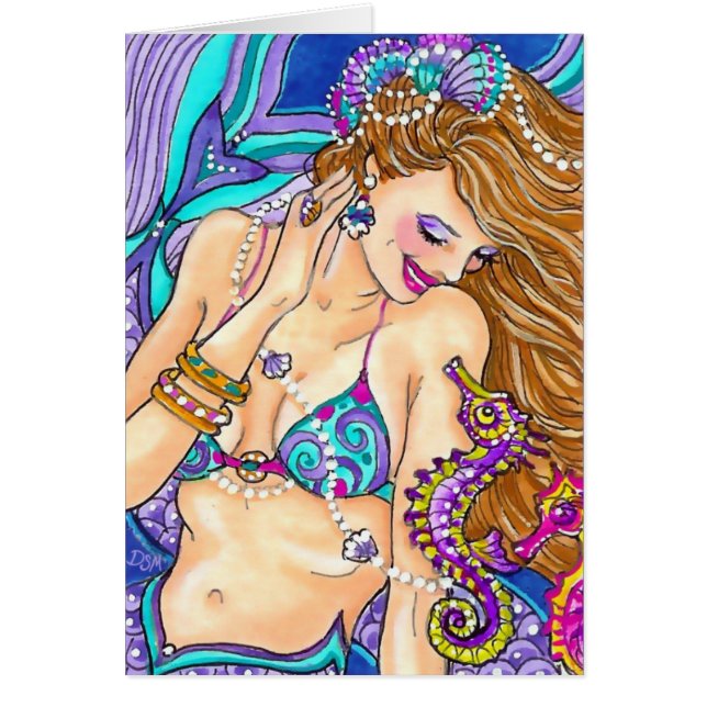 Cartão Whisperer do cavalo marinho (Frente)