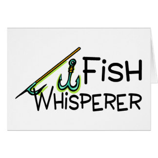 Cartão Whisperer dos peixes