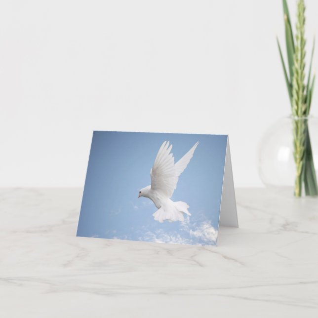 Cartão White dove notecard (Frente)