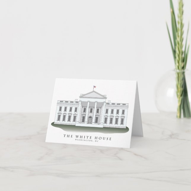 Cartão White House Notecards (Frente)