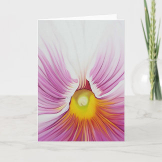 Cartão White Pansy Greeting Card