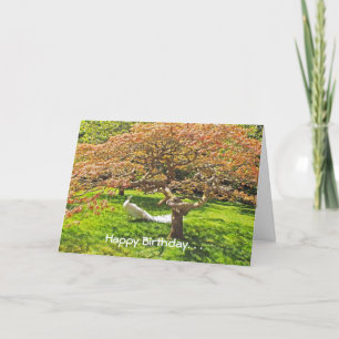 CARTÃO WHITE PEACOCK/DIFFERENTNESS IS MOST APPEALING/BIRT