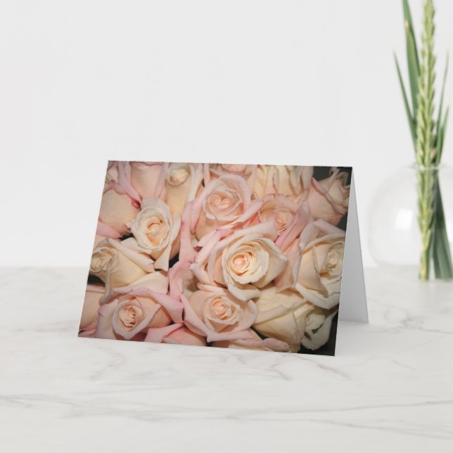 Cartão white pink rose (Frente)