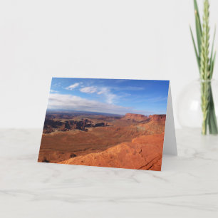 Cartão White Rim Overlook at Canyonlands National Park