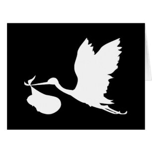 Cartão White Stork com Pacote de Alegria