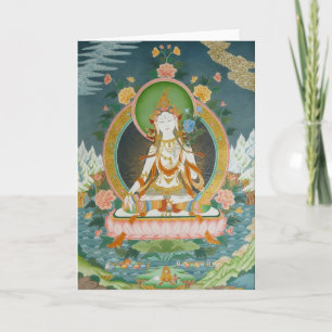 Cartão White Tara Greeting Card
