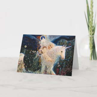 Cartão White Wind - Mensageira do Amor por Elizabeth Kyle