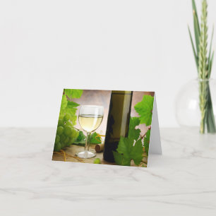 Cartão White wine Card