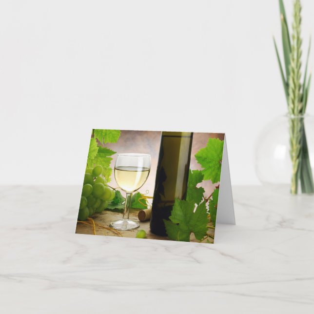 Cartão White wine Card (Frente)