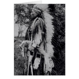 Cartão White Wolf, Chefe Comanche, c.1891-98