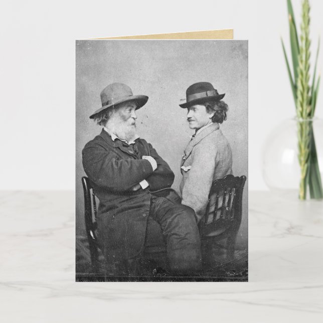 Cartão Whitman e Peter Doyle (Frente)