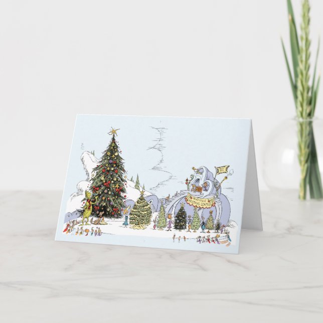 Cartão Whoville Christmas Tree Contest (Frente)