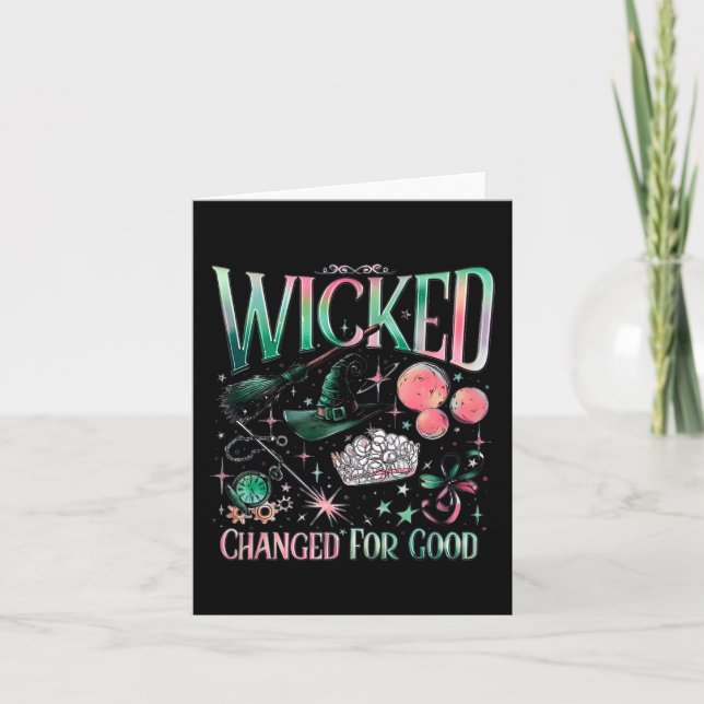 Cartão Wicked Changed For Good  (Frente)