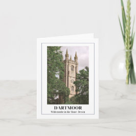 Cartão Widecombe em Moor, Dartmoor, Devon