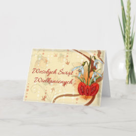 Cartão Wielkanocna kartka z pozdrowien Card