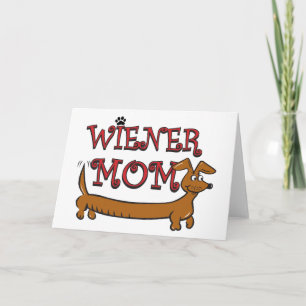 Cartão Wiener Mom Oktoberfest