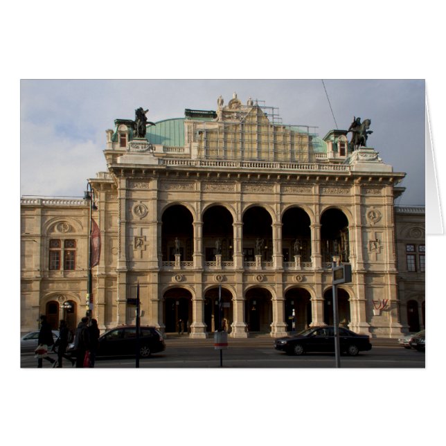 Cartão Wiener Staatsoper (Frente Horizontal)