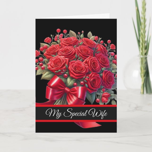 Cartão Wife Birthday Card (Frente)
