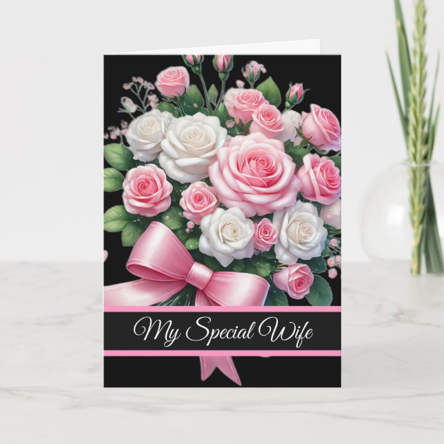 Cartão Wife Birthday Card (Frente)